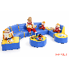 Coin lecture ensemble 9 modules 17 cm - Papouille