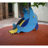 Toboggan enfant extérieur flippo le dauphin - Papouille