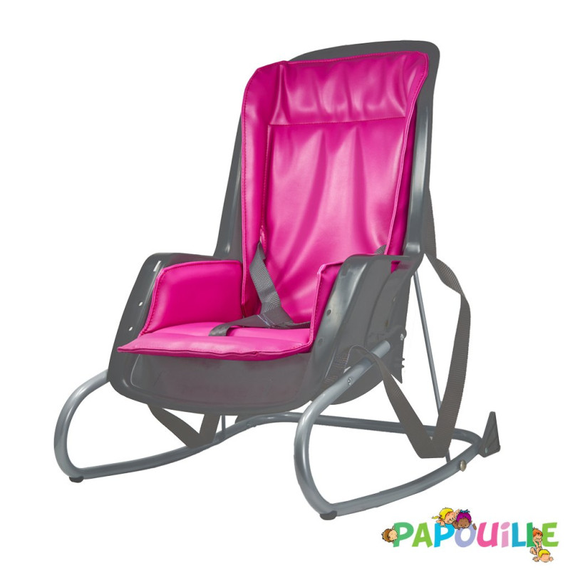 Coussin de rechange siège à coque relax fushia - Papouille