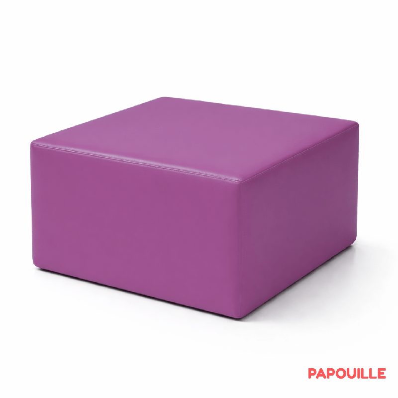 Module bloc carre en mousse pvc h.23cm rouge - Papouille