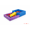 Piscine à balles en mousse revêtement pvc avec plongeoir - Papouille