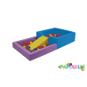 Piscine à balles en mousse revêtement pvc avec plongeoir - Papouille