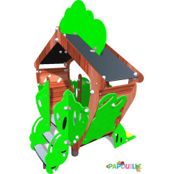 Cabane enfant en résine kabane thanquee - Papouille