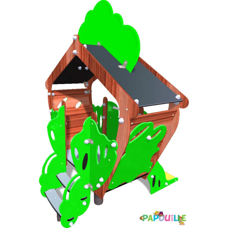 Cabane enfant en résine kabane thanquee - Papouille