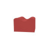 Module petite vague ondulé en mousse rouge - Papouille