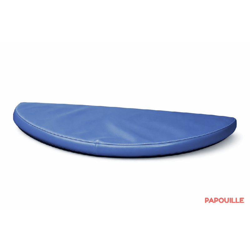 Tapis 1/2 rond en mousse pvc 80 x 40 x 3cm rouge - Papouille
