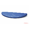 Tapis 1/2 rond en mousse pvc 80 x 40 x 3cm rouge - Papouille
