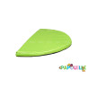 Tapis 1/2 rond en mousse pvc 80 x 40 x 3cm rouge - Papouille