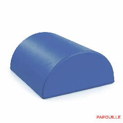 Module bloc demi 1/2 rond en mousse pvc h.23cm bleu roi - Papouille