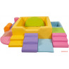 Kit piscine à balles aventure avec modules en mousse pvc - Papouille