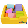 Kit piscine à balles aventure avec modules en mousse pvc - Papouille