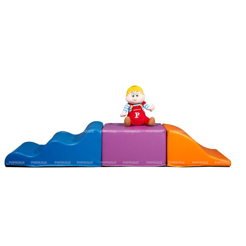 Kit modules vague onde avec velcro en mousse pvc - Papouille