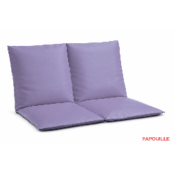 Coussin assise 2 places rouge - Papouille
