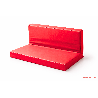 Banquette ras de sol sans armature rouge - Papouille