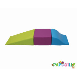 Kit de 3 modules initiation mini poussin 23cm en mousse pvc  - Papouille