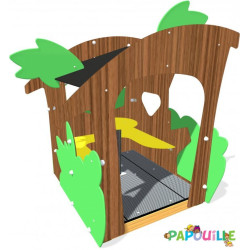 Cabane enfant en résine kahut la discut - Papouille