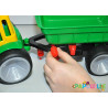 Grand tracteur avec remorque enfant - Papouille