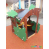Cabane enfant en résine kahut la discut - Papouille