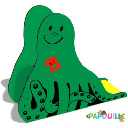Toboggan jeu extérieur pour enfant poulpe - Papouille