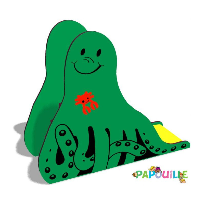 Toboggan jeu extérieur pour enfant poulpe - Papouille