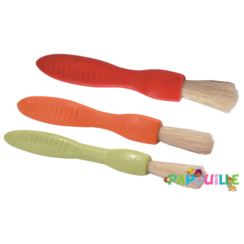 Set de 3 pinceaux petites mains - Papouille
