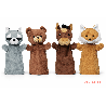 Les 4 marionnettes animaux - Papouille