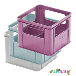 Casier range biberons pour 4 biberons large ouverture - Papouille