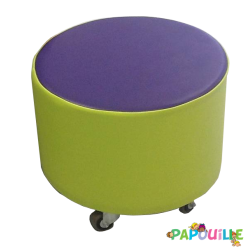 Tabouret 5 roulettes - Papouille