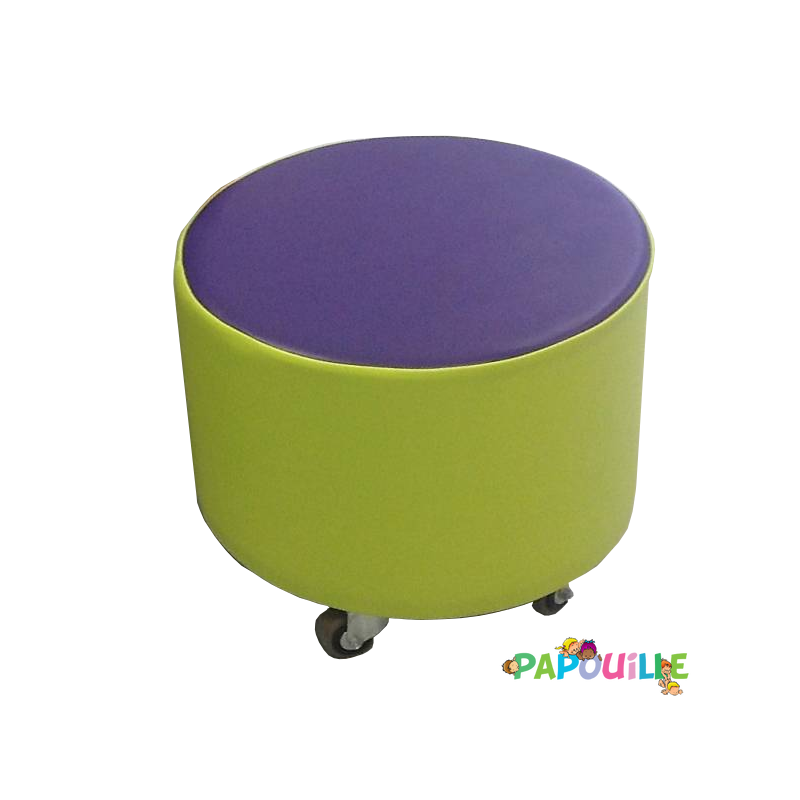 Tabouret 5 roulettes - Papouille