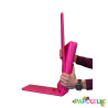 Siège au sol adulte imperméable simili cuir fushia - Papouille
