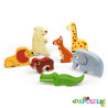 Puzzle 3d le zoo ( pour les enfants de 18 mois et plus ) - Papouille