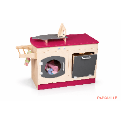 Buanderie bois enfant - Papouille