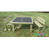 Table banc ardoise - Papouille