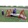 Pont d'aire de jeux extérieur enfant - Papouille