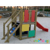 Aire de jeu enfant exterieur le mirador - Papouille