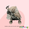 Habillage de pluie universel pour poussette simple sans arce - Papouille