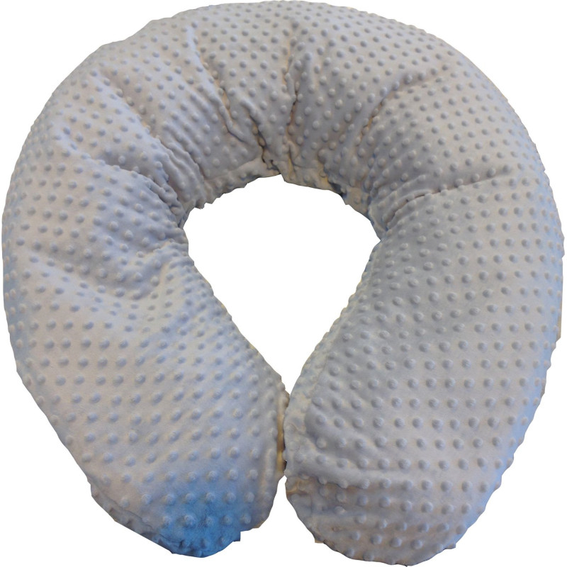 Housse de coussin d'allaitement gris - Papouille