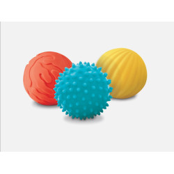 3 balles tactiles sensorielles - Papouille