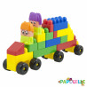 Blocs de construction plastique 64 pièces - Papouille
