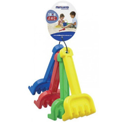 Set de 4 râteaux - Papouille