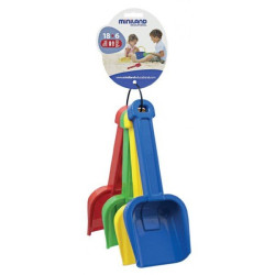 Set de 4 pelles à creuser - Papouille