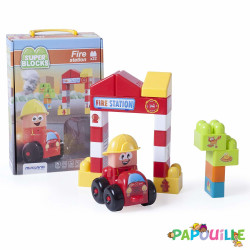 Coffret 22 pieces pompier - Papouille