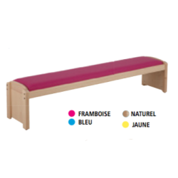 Banc sans dossier bleu wkc t2 - Papouille