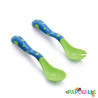 Lot de 1 fourchette - 1 cuillère d’apprentissage ergonomique - Papouille