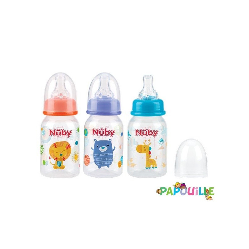 Biberon nuby 120ml imprime - Papouille