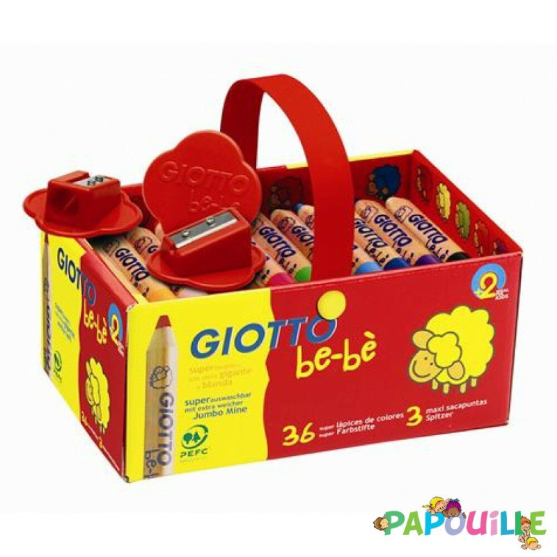 Pack crayons de couleur maxi - Papouille