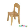 Chaise en bois empilable t3 h.35cm - Papouille