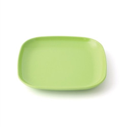 Assiette carré multi-usage mélamine bleu - Papouille