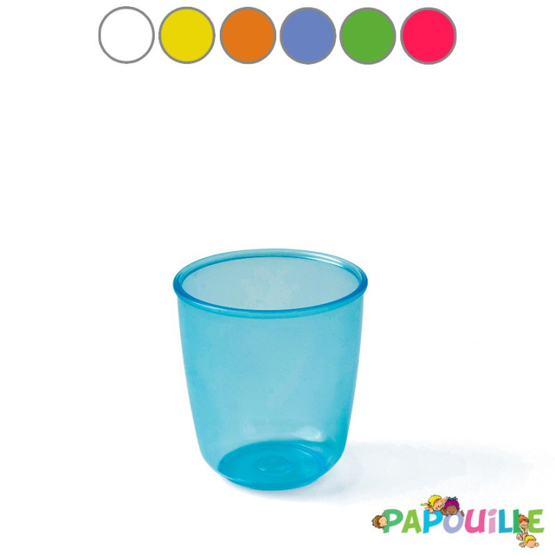 Gobelet copolyester 15cl bleu - Papouille