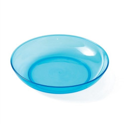 Assiette creuse copolyester bleue - Papouille